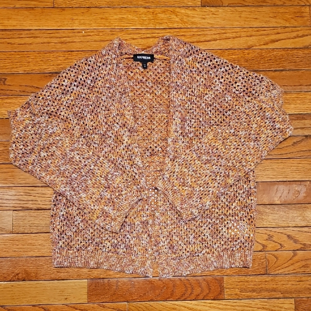 Express Women's Oversized Summer Cardigan Sweater Medium NWOT 100% Cotton